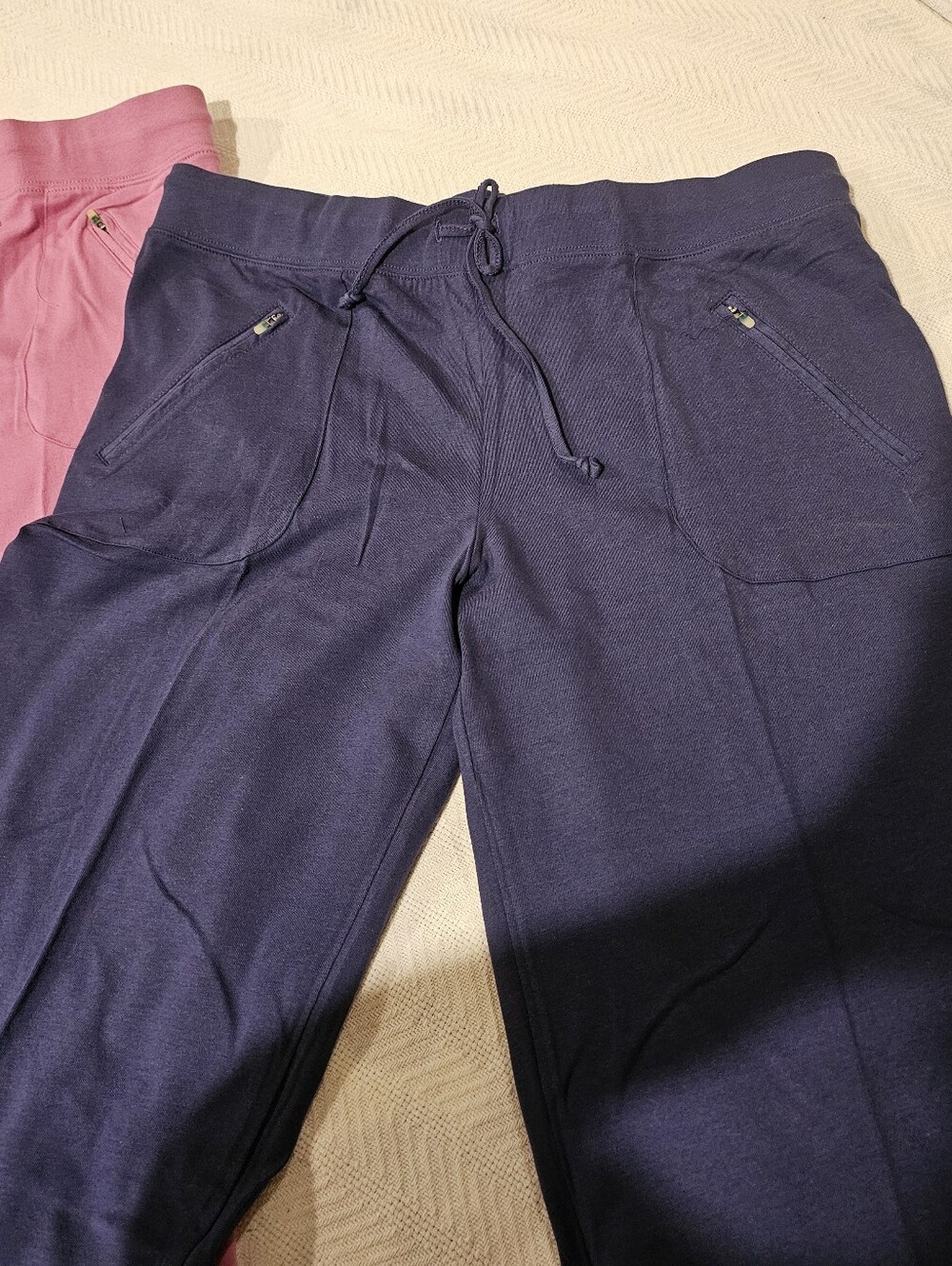 2 Pair Women's Champion Navy & Pink Drawstring Jogger Pants